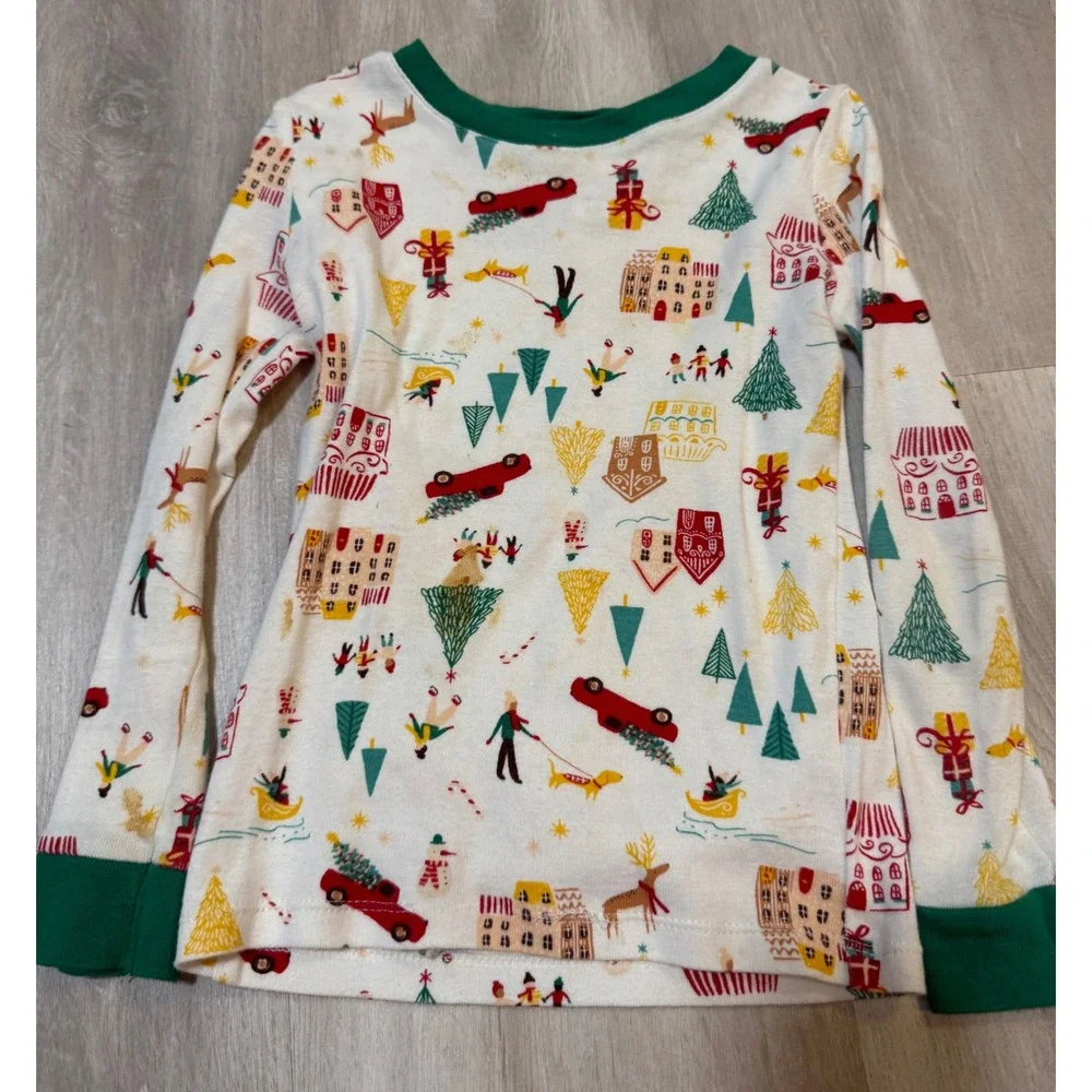 Carters LC Lauren Conrad Disney Pajamas Kids 4-5T Multi Good Christmas Toy Story